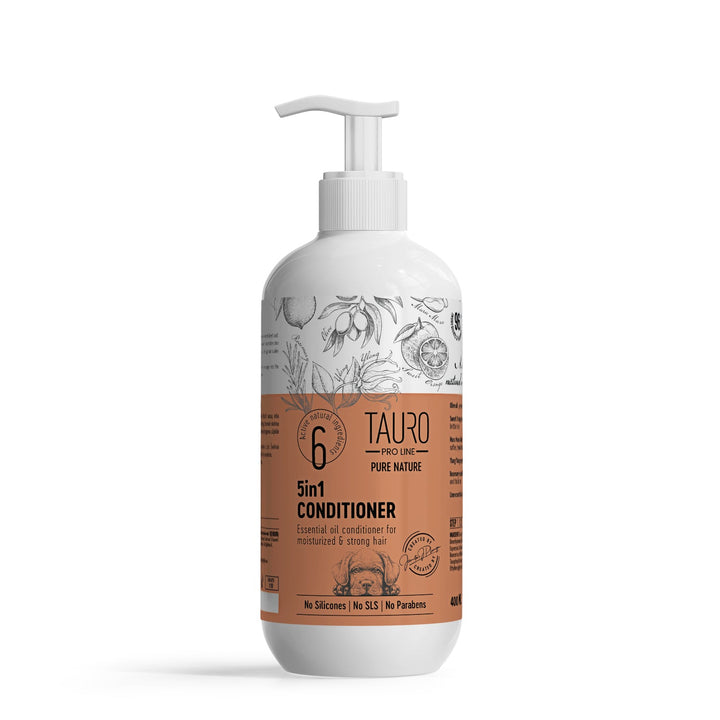 CLEARANCE Tauro Pro Line Nature 5in1 Moisturizing Dog & Cat Conditioner For Gentle Coat And Skin Care Deep Hydration With Essential Oils - SuperiorCare.Pet